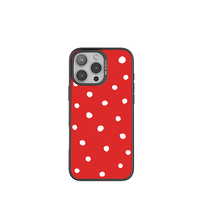 Red Polka Dots Imagisnap - CaseBangImagisnapCaseBangiPhone 16 Pro MaxBack Cover+Base Case