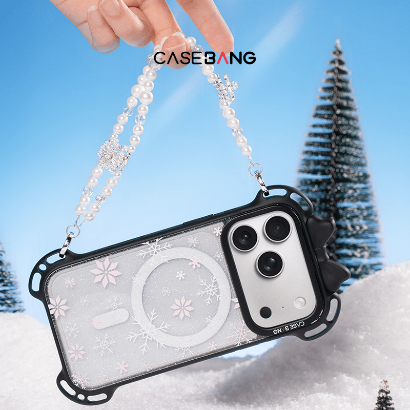 Snowflake Duet Phone Hand Charm - CaseBangHand CharmCaseBang