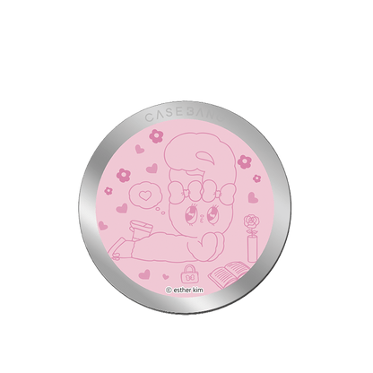 Snuggly Esther Bunny MagSafe Grip Stand - CaseBangMagsafe Grip StandCaseBangBack Cover