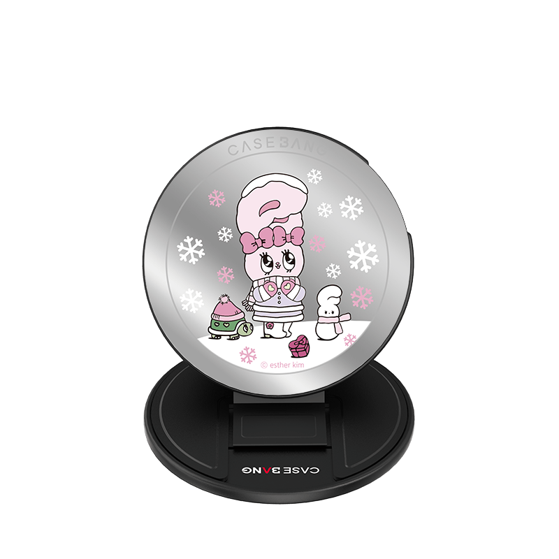 Winter Esther Bunny MagSafe Grip Stand - CaseBangMagsafe Grip StandCaseBangBase Stand + Back Cover